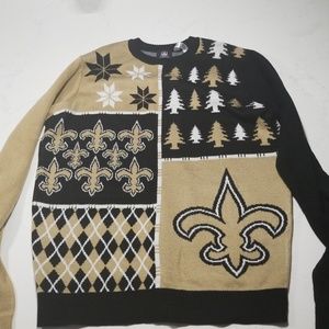 NFL New Orleans Saints Sweater Christmas
